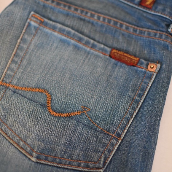 7 for All Mankind Light Bootcut Jeans - Picture 1 of 4