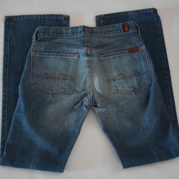 7 for All Mankind Light Bootcut Jeans - Picture 2 of 4
