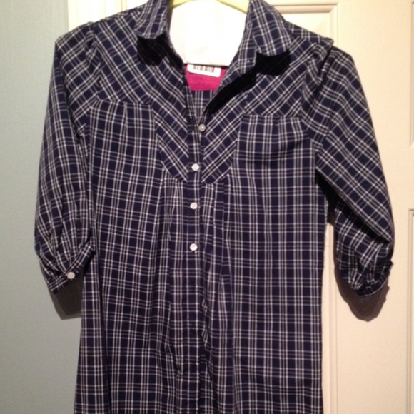 Urban Outfitters Plaid Shirt Dress