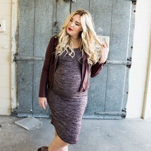 Maroon dress