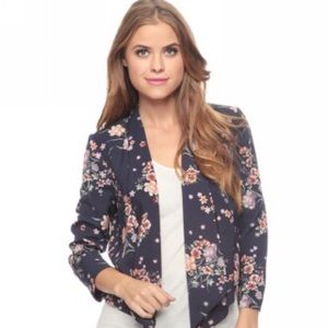 Forever 21 Kimono Floral Blazer