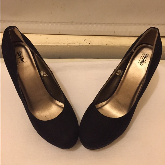 Black suede