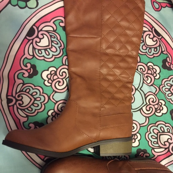 Camel color boots