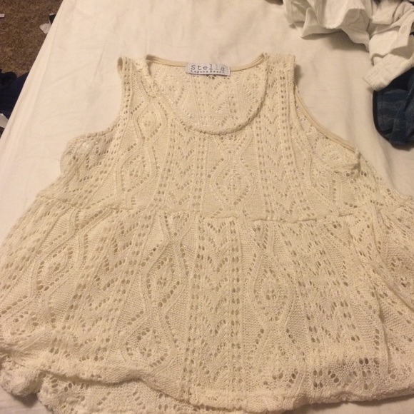 Cute knitted tank