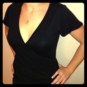 Banana republic wrap top