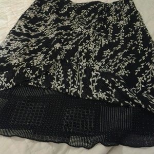 Two skirts in one (reversible)  flare
