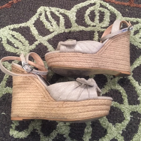 Steve Madden Glistenn Espadrille Platform Wedges - Picture 2 of 4