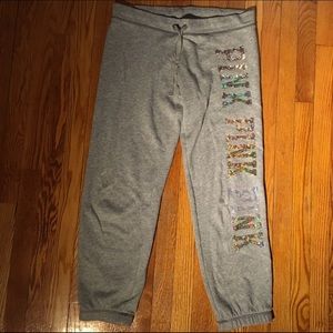 ✨sequined Victorias Secret sweats💫