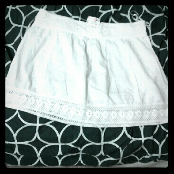 Skirt crochet waist and bottom