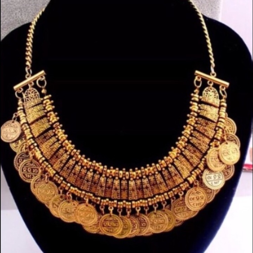 🆕 Coin Bohemian Necklace - Picture 2 of 7