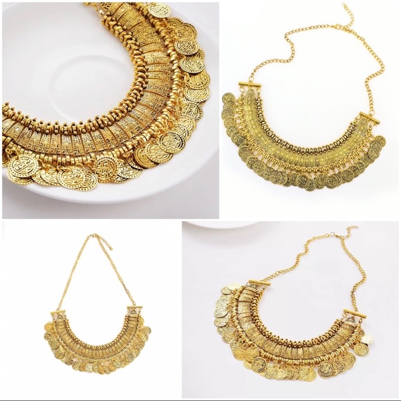 🆕 Coin Bohemian Necklace - Picture 6 of 7