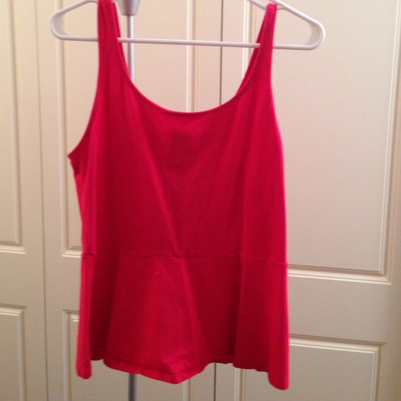 Hot Pink Express Peplum Top