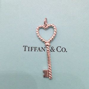 Authentic Tiffany & Co Key Pendant Brand New