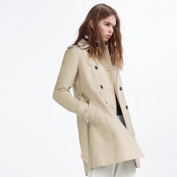 Water Repellent Trench Coat