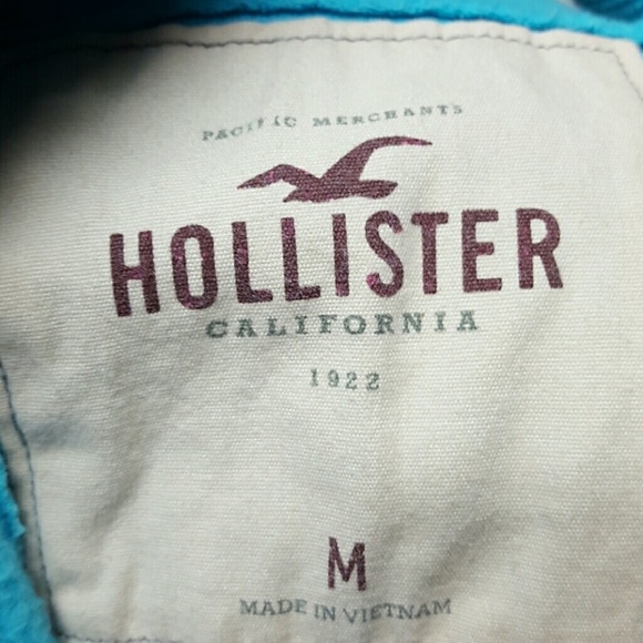 HOLLISTER turquoise hoodie - Picture 4 of 4