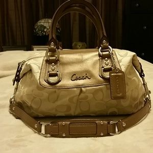 Coach Ashley Signature C Sateen Satchel Handbag