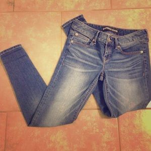 Express stretchy skinny jeans