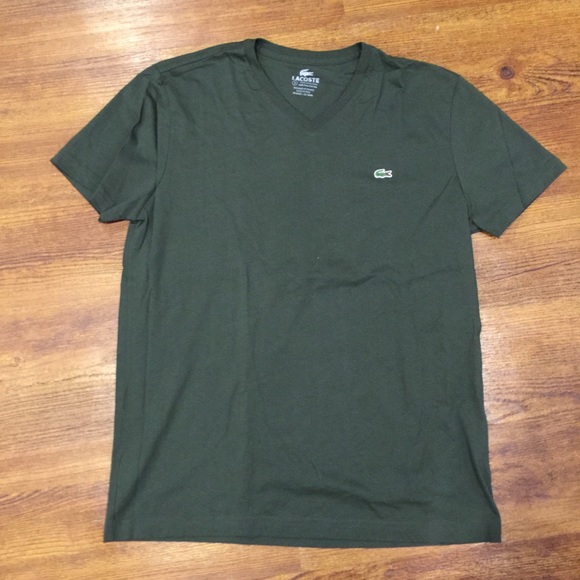 Lacoste v neck t shirt - brand new never worn!