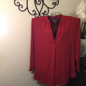 Red dress shirt