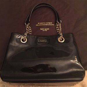 Kate Spade patent leather tote