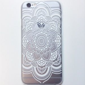 New Floral Clear Patterned iPhone 6 Case