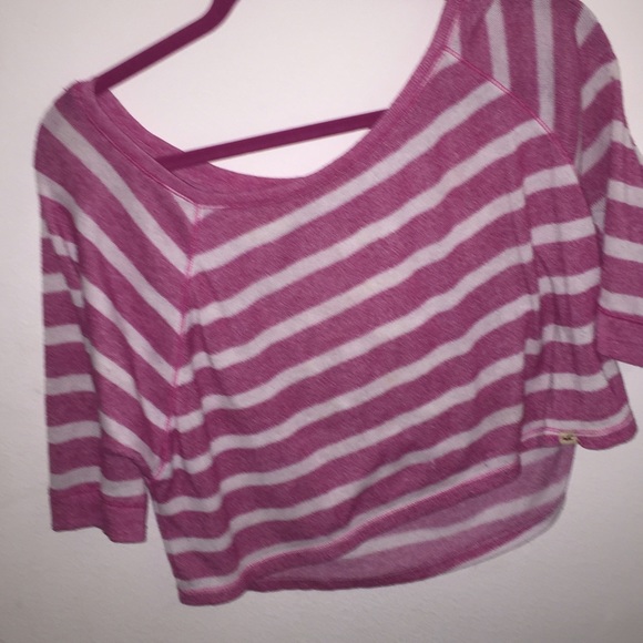 hollister crop sweater shirt