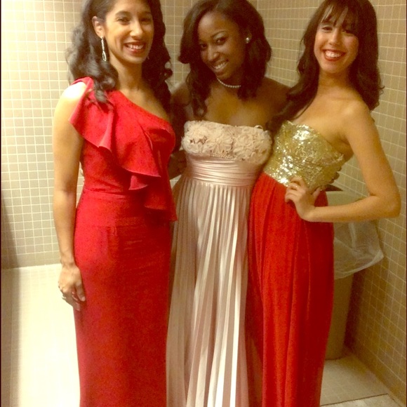 Pink prom dress