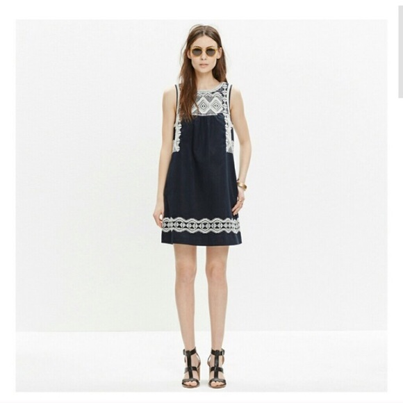 Madewell Embroidered Stitch dress