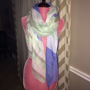 Pastel Striped Scarf