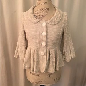 Anthropologie allihop crop jacket size S