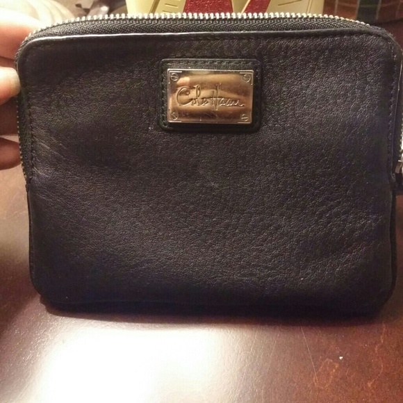 **COLE HAAN** Black leather wallet