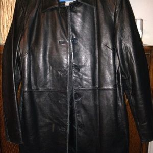 Black Nine West leather jacket
