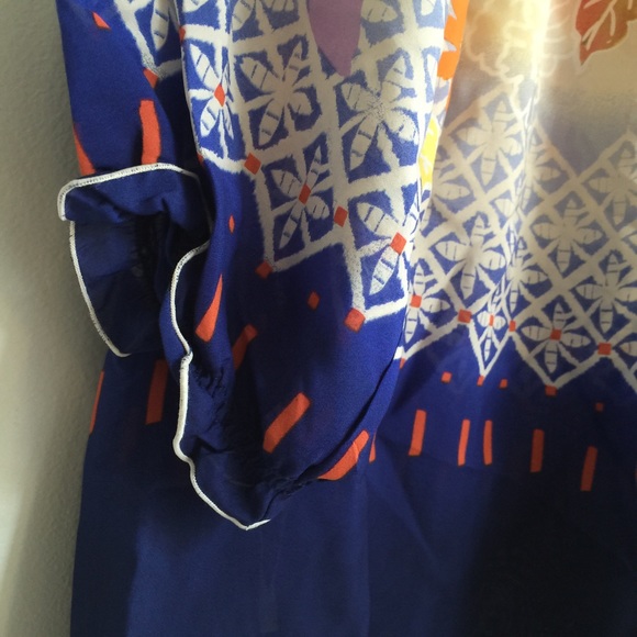 Anthropologie Silk Floral Print Top - Picture 4 of 4