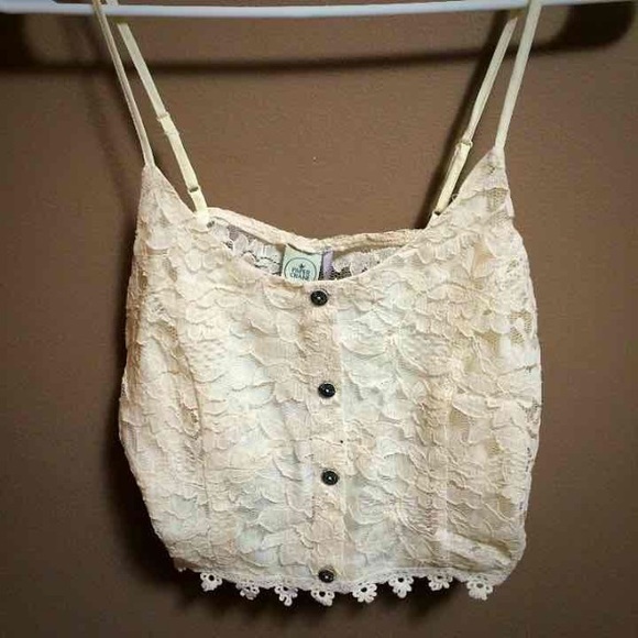 Lacy crop top
