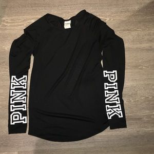 Victoria's Secret PINK black logo shirt