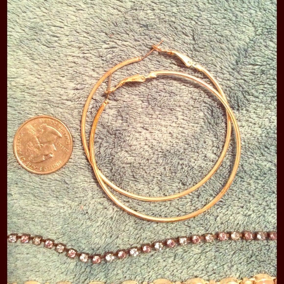 Silver Hoop Earrings