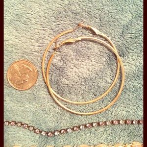 Silver Hoop Earrings