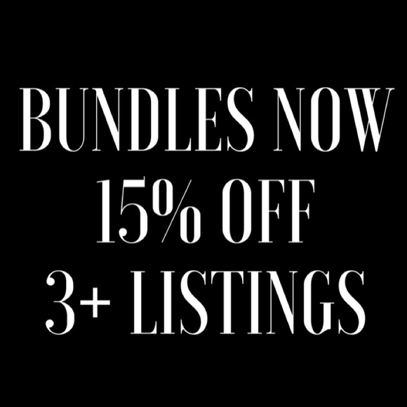 15% OFF BUNDLES