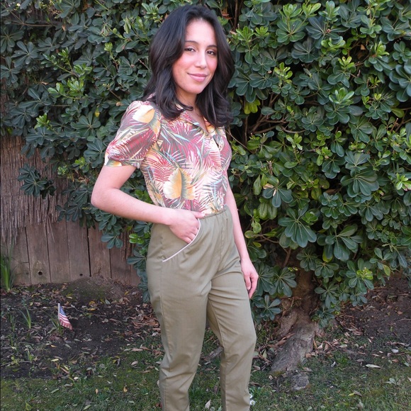1980s Vintage Safari Jumpsuit