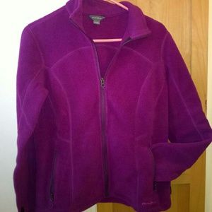 Fleece zip up jacket