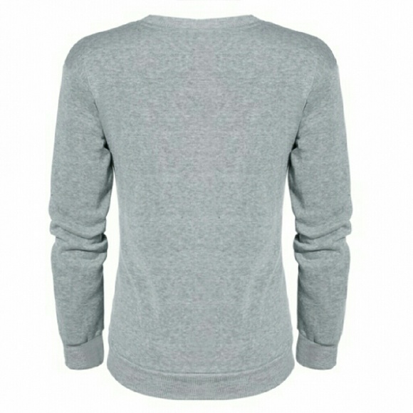 Grey & B Graphic Sweatshirt Happiness is Expensive - Picture 3 of 4