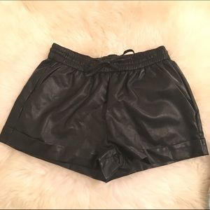 Forever 21 Leather Shorts