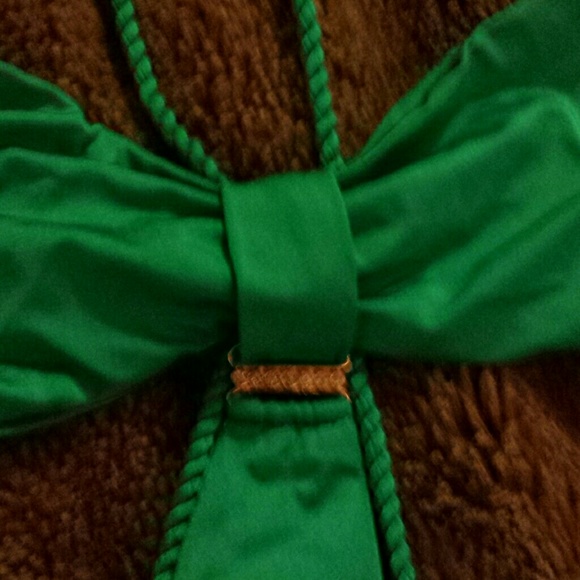 NWOT  luxury ZOE BIKINI AQUA(TEAL) GREEN ONE PIECE - Picture 3 of 4