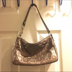 Coach Small Gold Purse