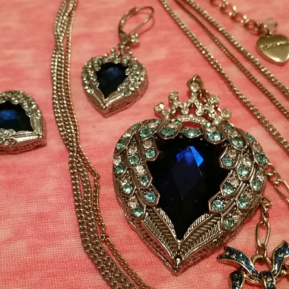 Betsey Johnson Jewelry - Price Firm! Betsy Johnson Necklace & Earring Set