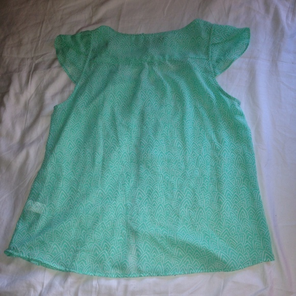 NWT Gap Sheer Woven Blouse - Picture 4 of 4