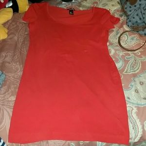 Red bodycon dress