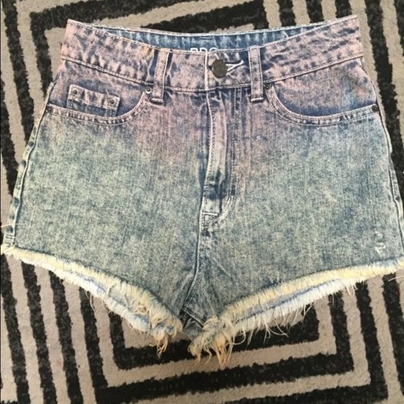 High waisted shorts