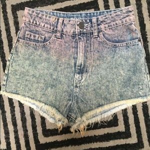 High waisted shorts