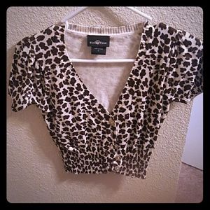 Cheeta print shirt